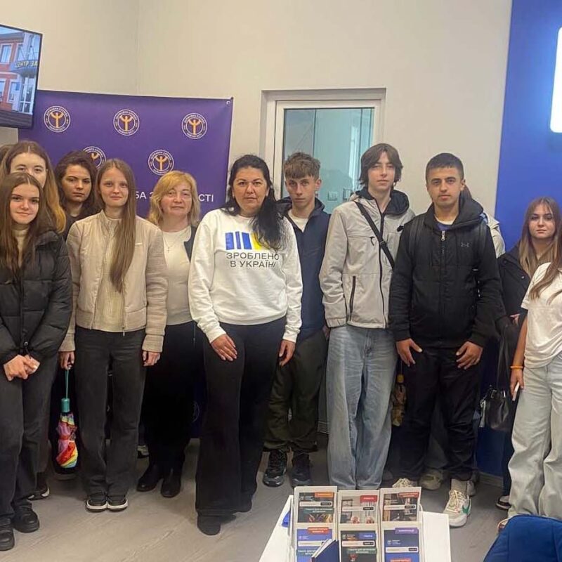 Зустріч в Хустському офісі «Зроблено в Україні» із студентами Закарпатського лісотехнічного фахового коледжу